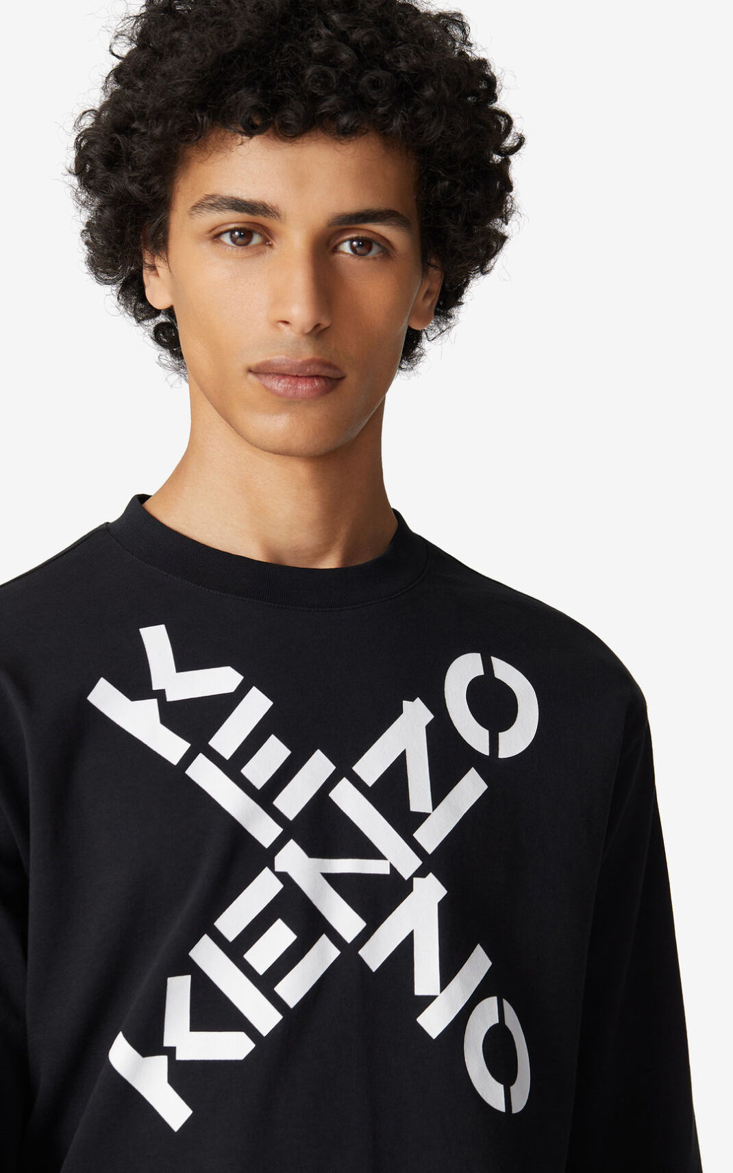 Kenzo Sport Big X T-shirts Herre - Sort DK-146370